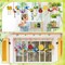 24-Pack DIY Spring Wind Chime Craft Kit – Make Your Own Wooden Hanging Ornaments with Flowers, Bees, and Butterflies, Perfect for Spring, Mother’s Day, Home, Garden, and Birthday Party Crafts